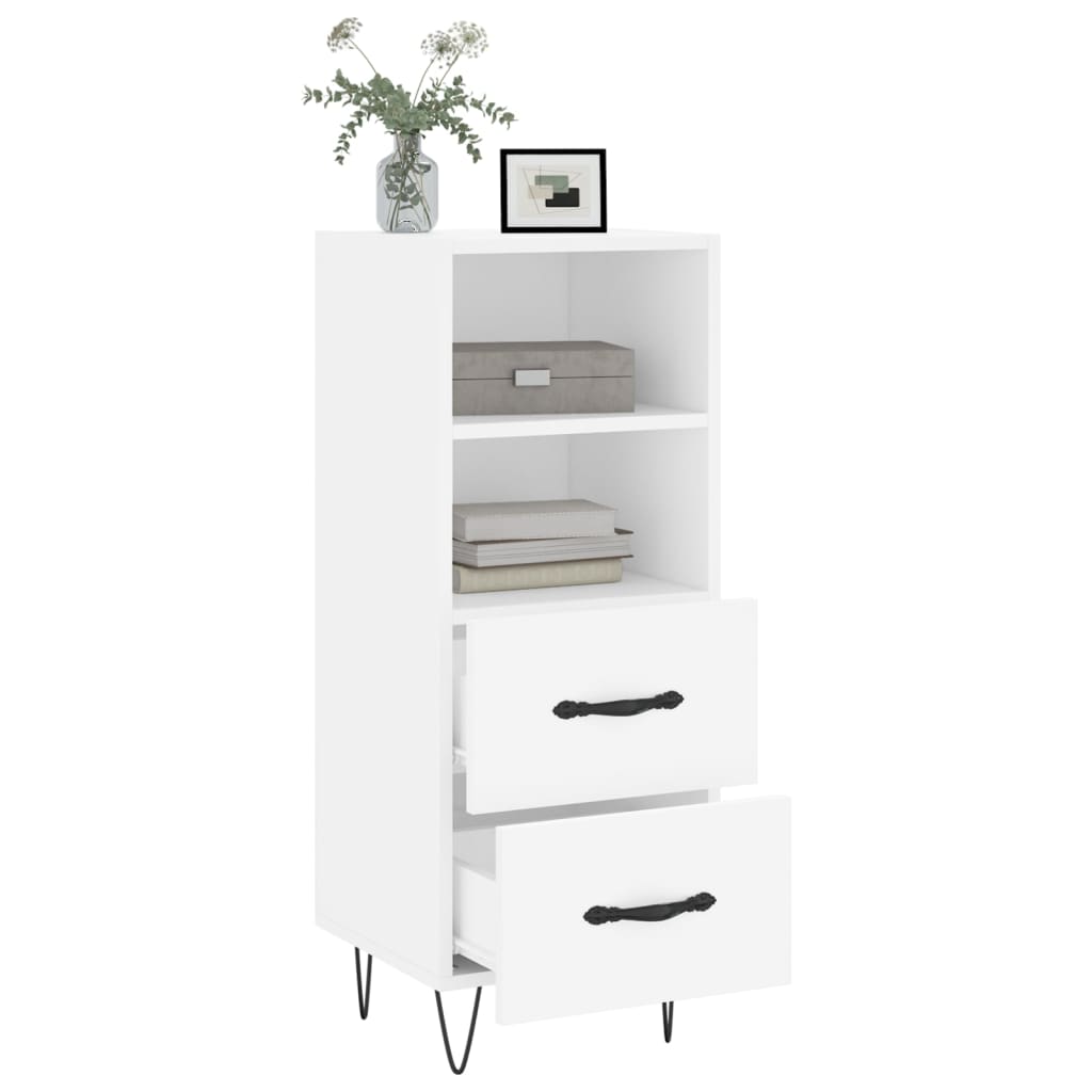 Buffet blanc 34,5x34x90 cm bois d'ingénierie - XIOS