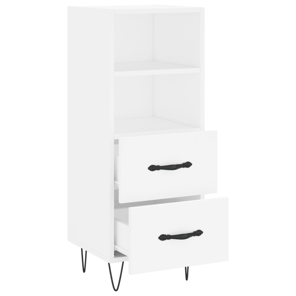 Buffet blanc 34,5x34x90 cm bois d'ingénierie - XIOS