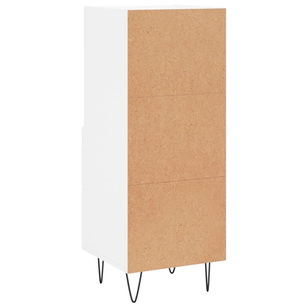 Buffet blanc 34,5x34x90 cm bois d'ingénierie - XIOS