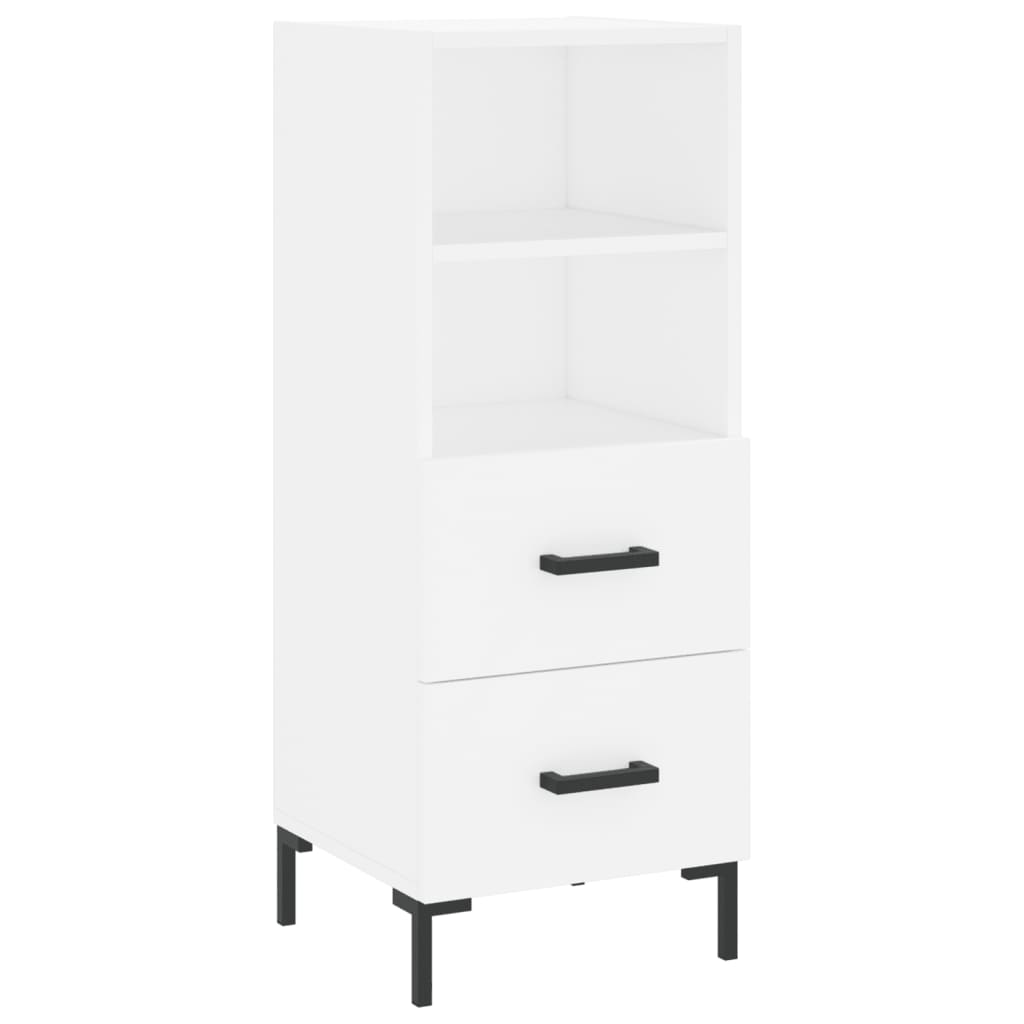 Buffet blanc 34,5x34x90 cm bois d'ingénierie - XIOS