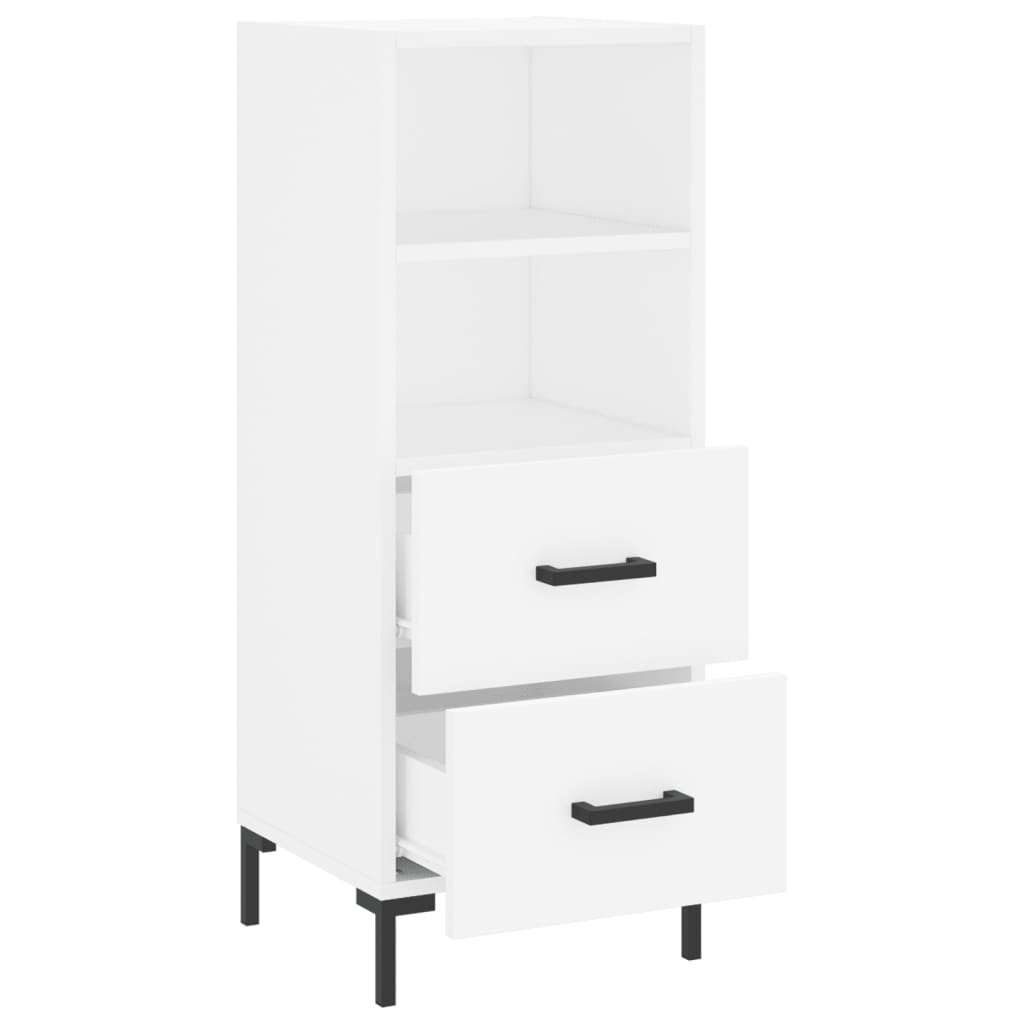 Buffet blanc 34,5x34x90 cm bois d'ingénierie - XIOS