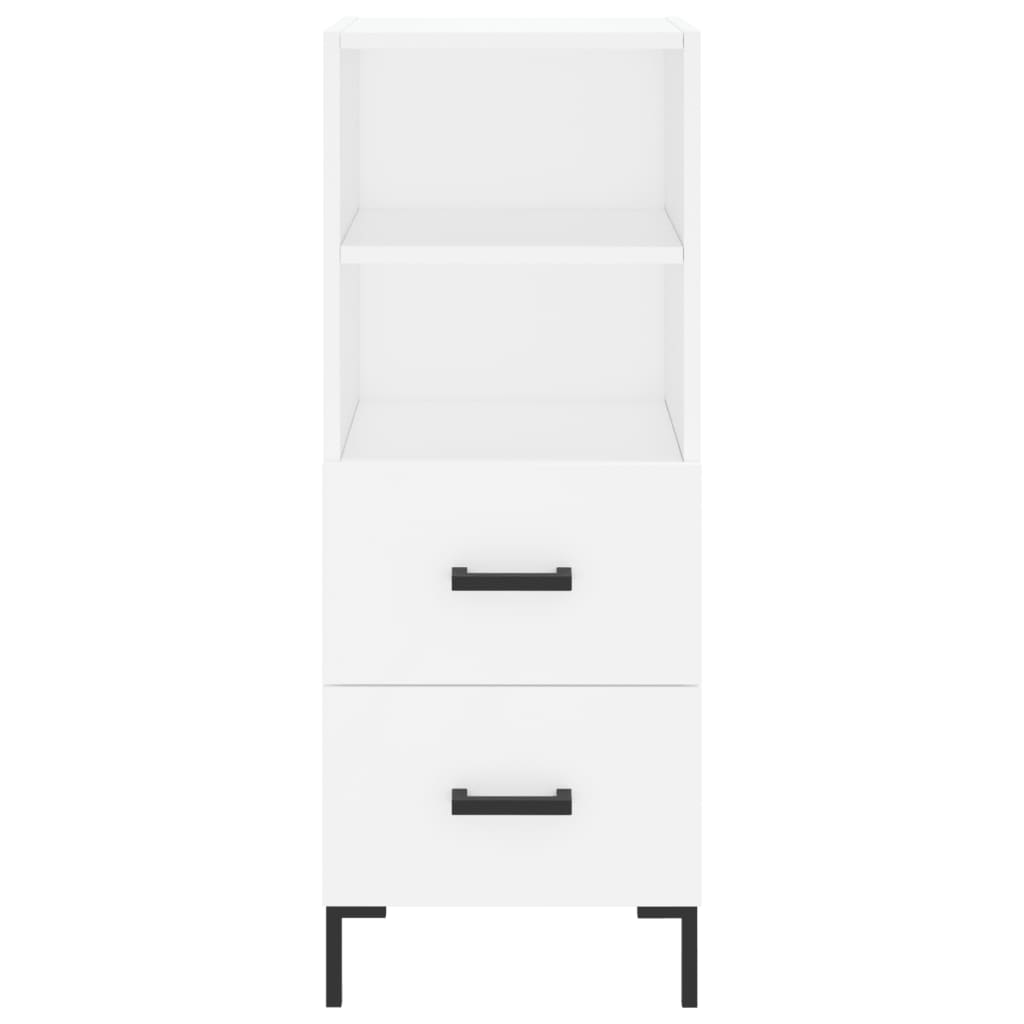 Buffet blanc 34,5x34x90 cm bois d'ingénierie - XIOS