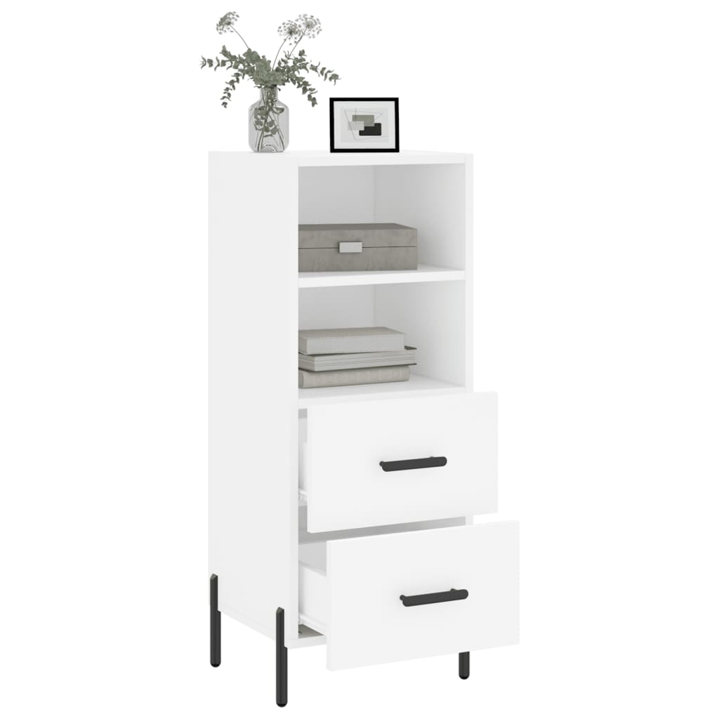 Buffet blanc 34,5x34x90 cm bois d'ingénierie - XIOS