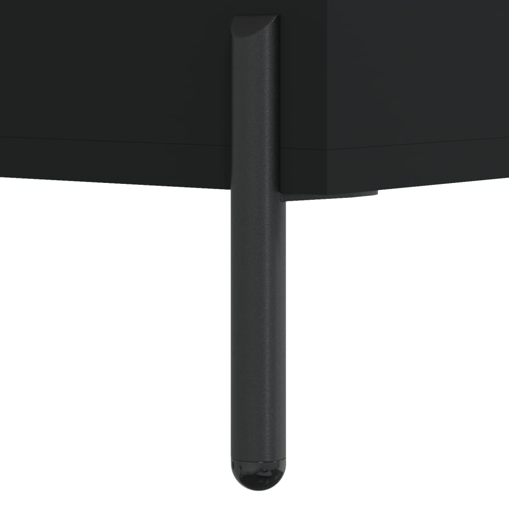 Buffet Noir 34,5x34x90 cm Bois d'ingénierie - XIOS