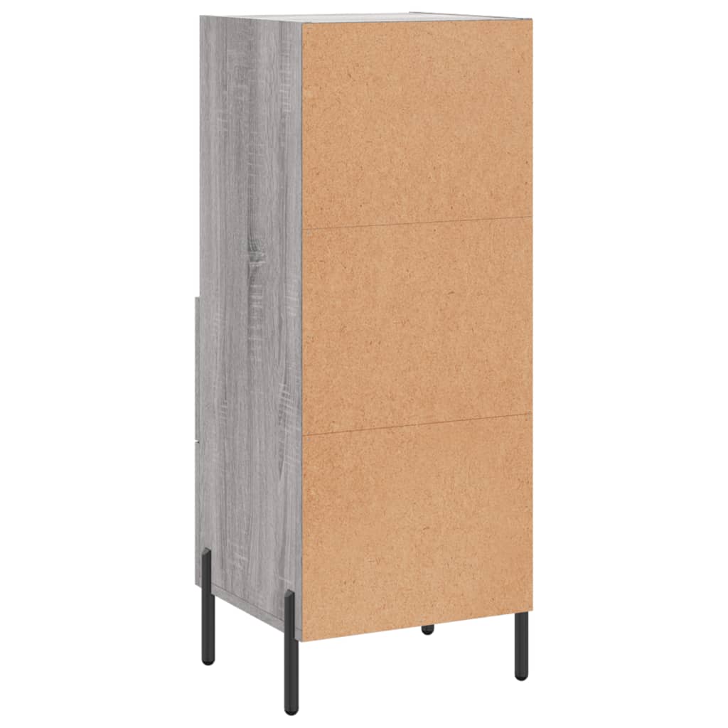 Buffet Sonoma gris 34,5x34x90 cm Bois d'ingénierie - XIOS