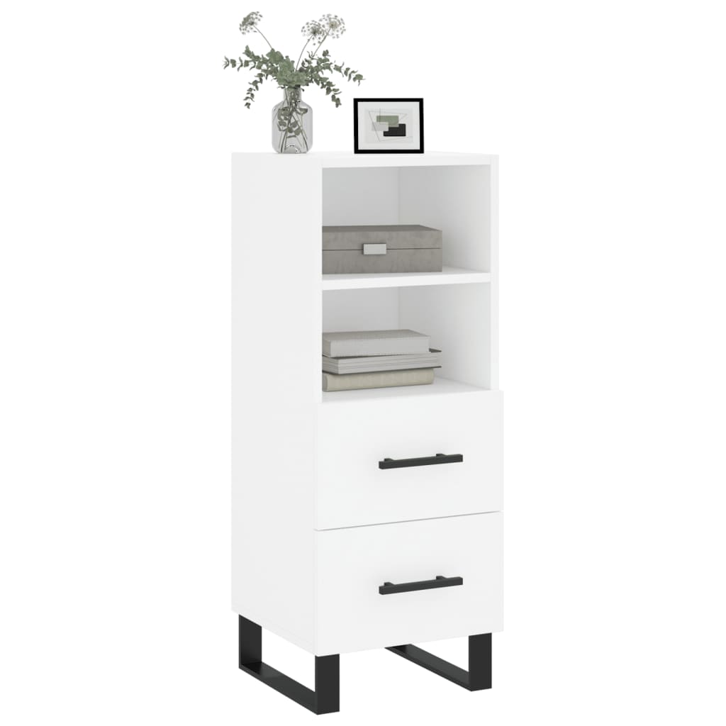 Buffet blanc 34,5x34x90 cm bois d'ingénierie - XIOS