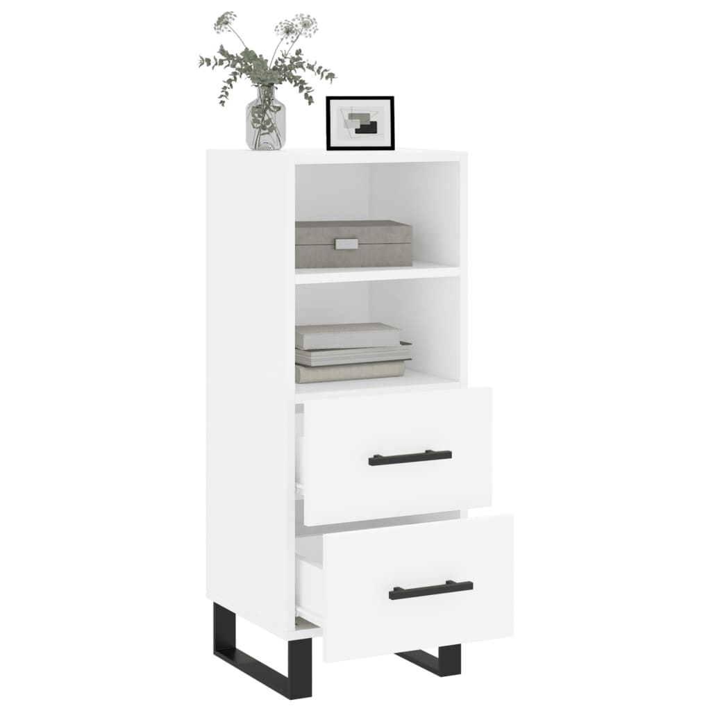 Buffet blanc 34,5x34x90 cm bois d'ingénierie - XIOS