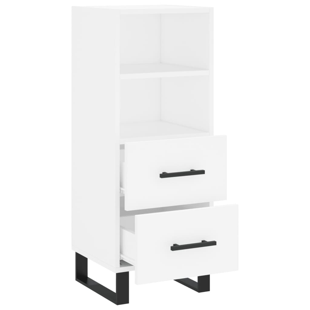 Buffet blanc 34,5x34x90 cm bois d'ingénierie - XIOS