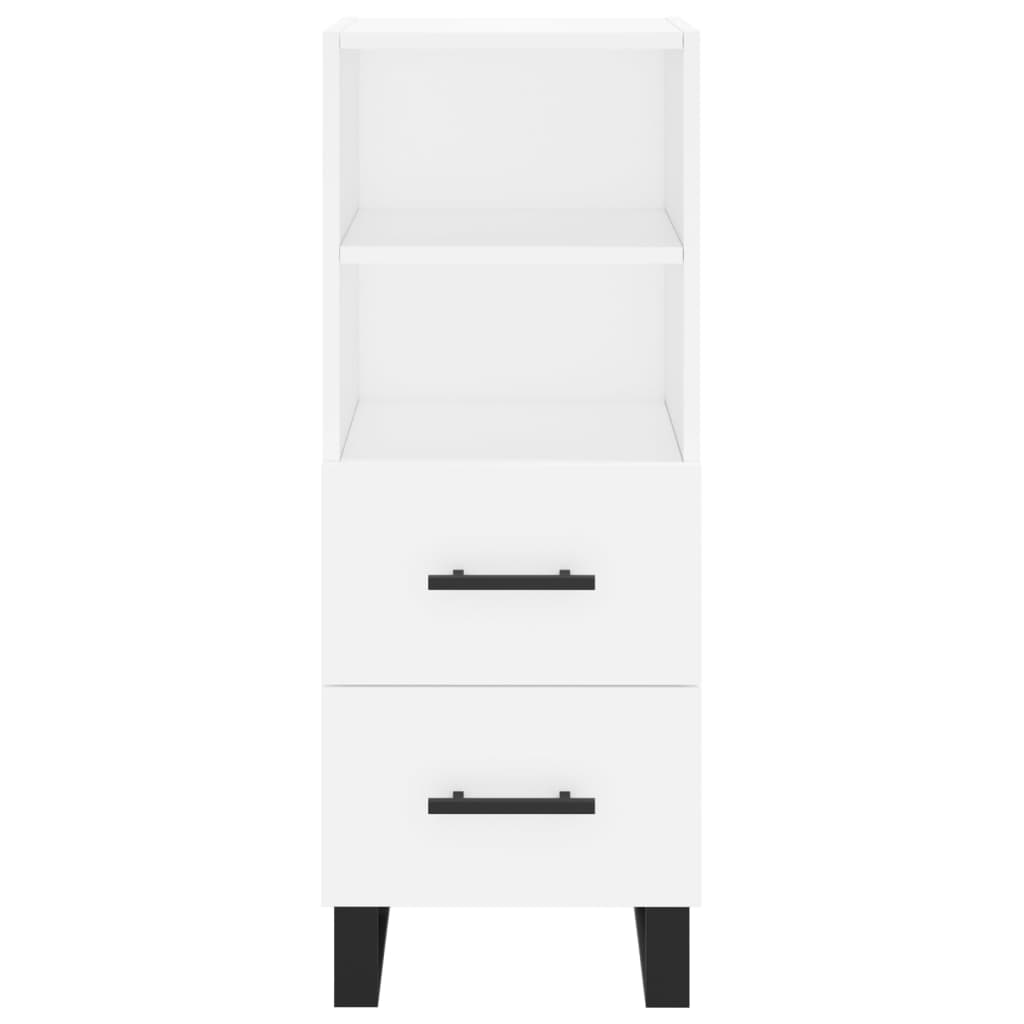 Buffet blanc 34,5x34x90 cm bois d'ingénierie - XIOS