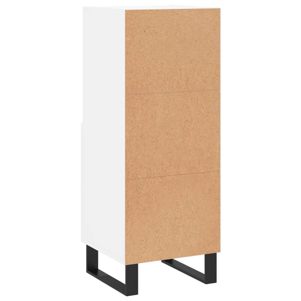Buffet blanc 34,5x34x90 cm bois d'ingénierie - XIOS