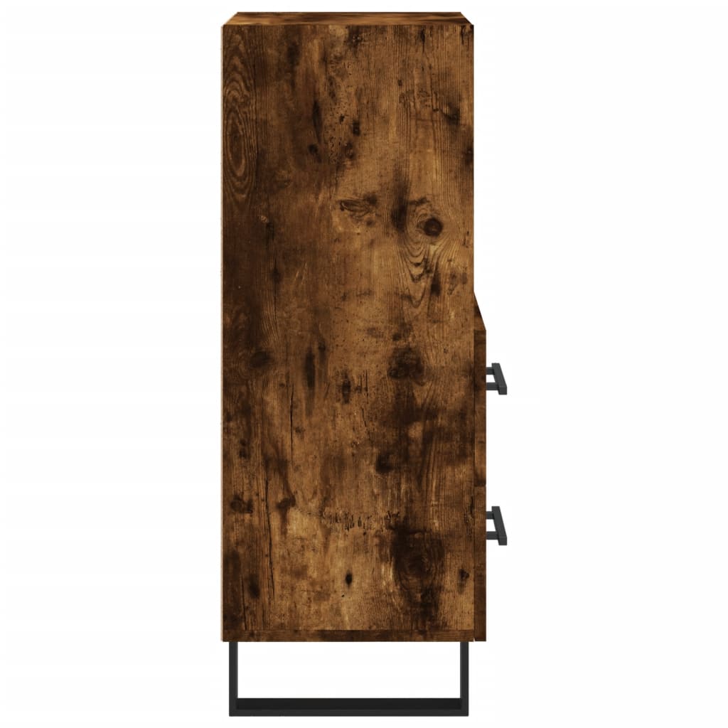 Buffet Chêne fumé 34,5x34x90 cm Bois d'ingénierie - XIOS