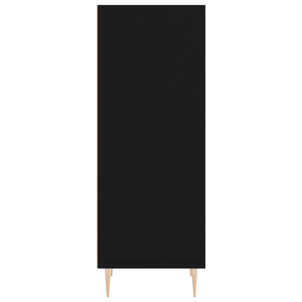 Buffet noir 34,5x32,5x90 cm bois d'ingénierie - XIOS
