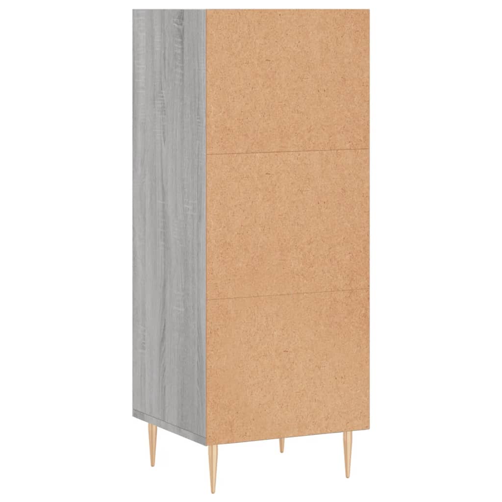 Buffet sonoma gris 34,5x32,5x90 cm bois d'ingénierie - XIOS