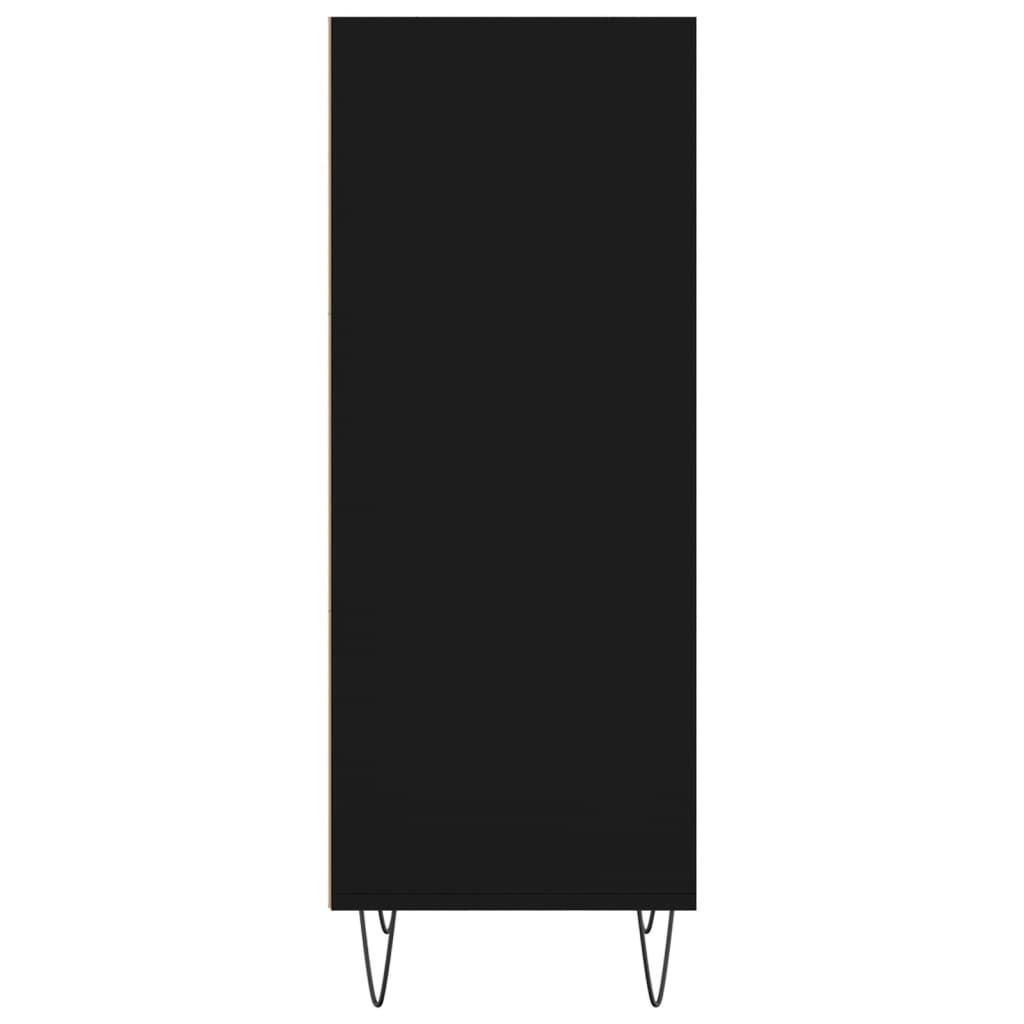Buffet noir 34,5x32,5x90 cm bois d'ingénierie - XIOS