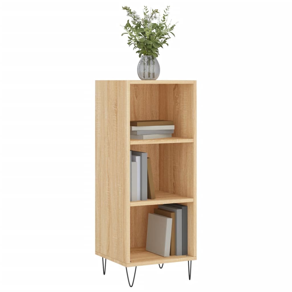 Buffet chêne sonoma 34,5x32,5x90 cm bois d'ingénierie - XIOS