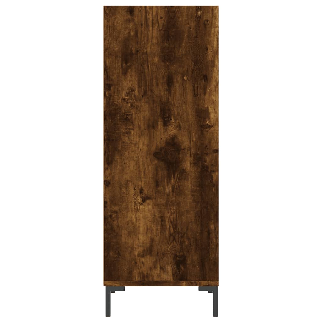 Buffet chêne fumé 34,5x32,5x90 cm bois d'ingénierie - XIOS