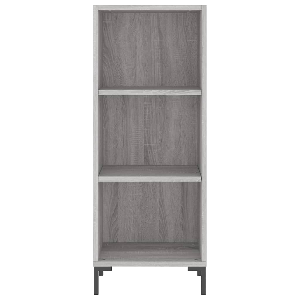 Buffet sonoma gris 34,5x32,5x90 cm bois d'ingénierie - XIOS