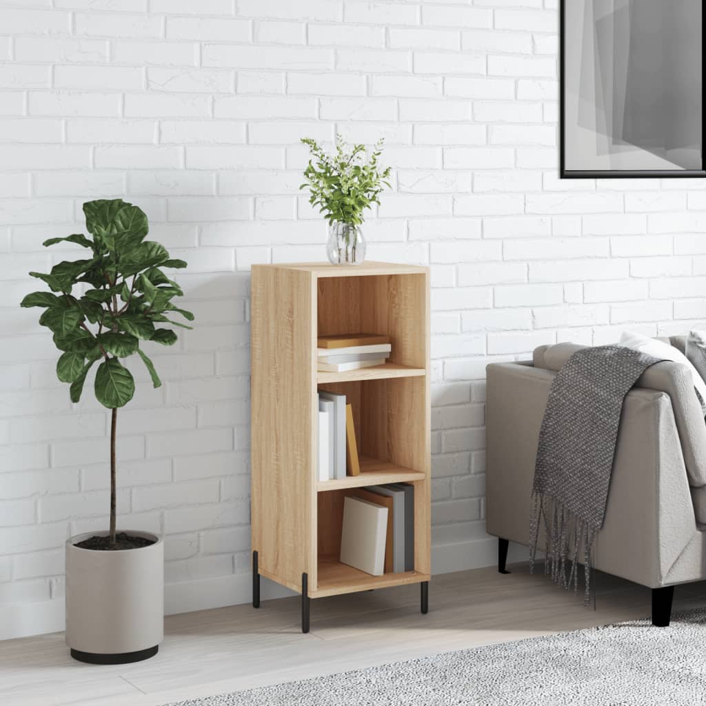 Buffet chêne sonoma 34,5x32,5x90 cm bois d'ingénierie - XIOS