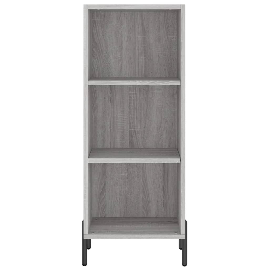 Buffet sonoma gris 34,5x32,5x90 cm bois d'ingénierie - XIOS