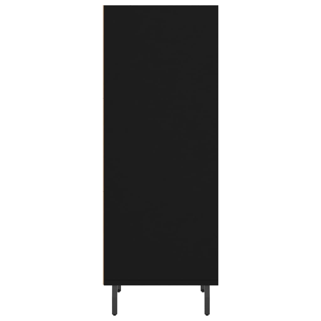 Buffet noir 34,5x32,5x90 cm bois d'ingénierie - XIOS
