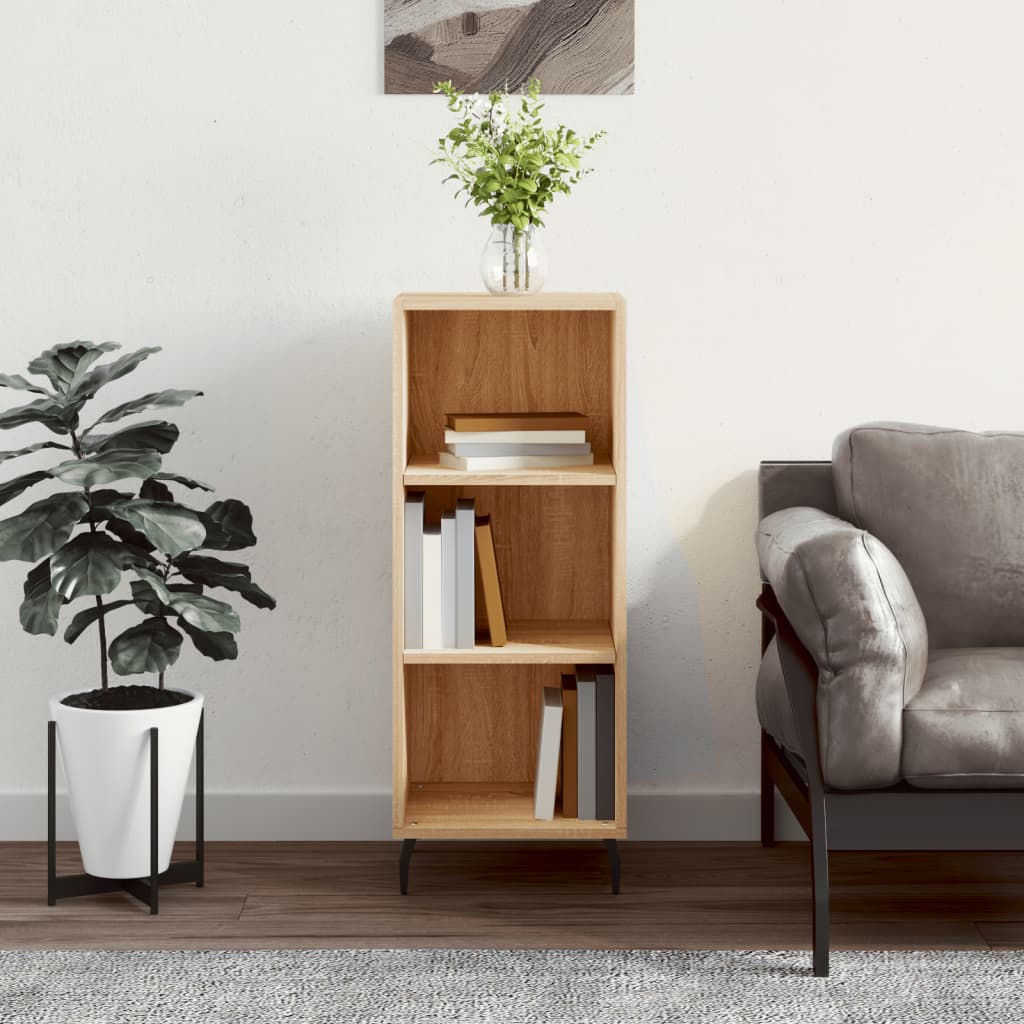 Buffet chêne sonoma 34,5x32,5x90 cm bois d'ingénierie - XIOS