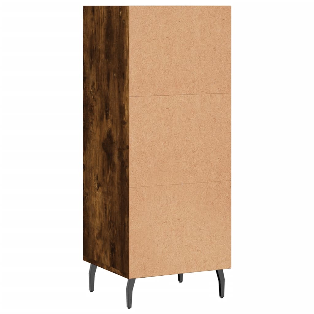 Buffet chêne fumé 34,5x32,5x90 cm bois d'ingénierie - XIOS