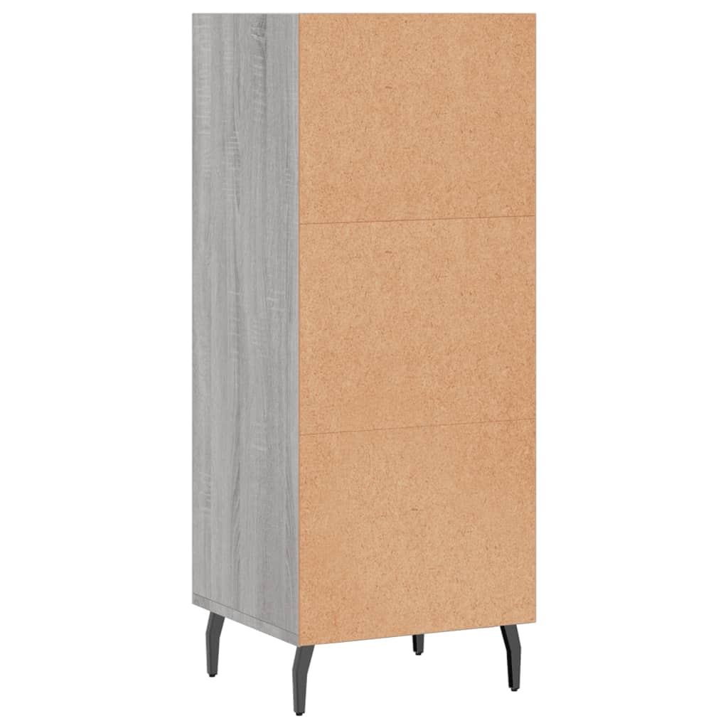 Buffet sonoma gris 34,5x32,5x90 cm bois d'ingénierie - XIOS
