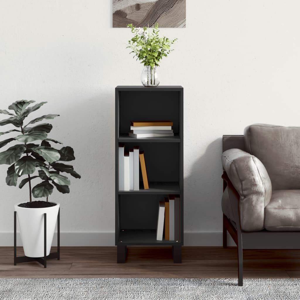 Buffet noir 34,5x32,5x90 cm bois d'ingénierie - XIOS