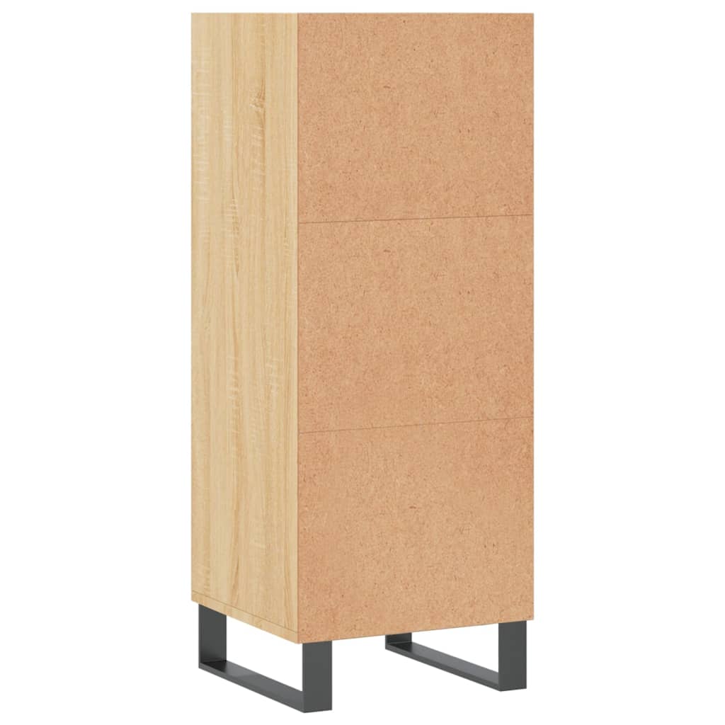 Buffet chêne sonoma 34,5x32,5x90 cm bois d'ingénierie - XIOS