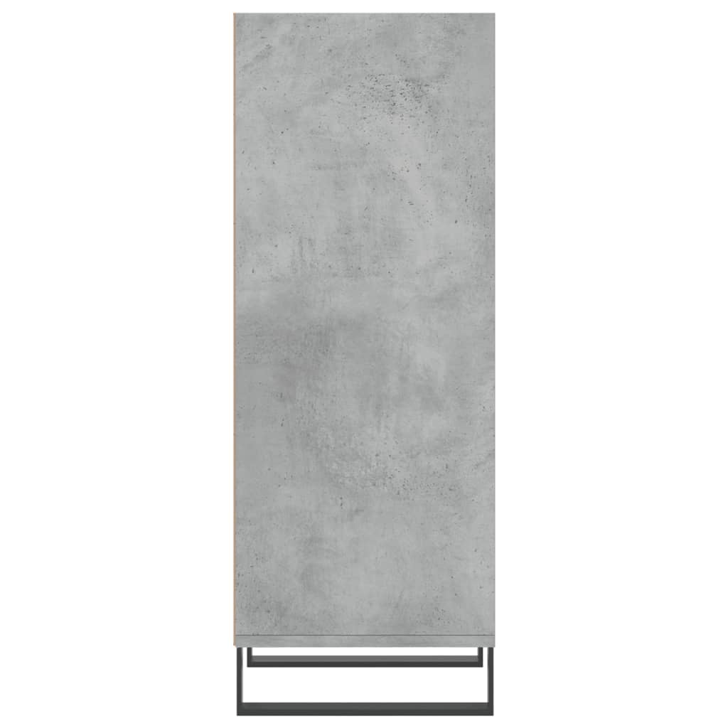 Buffet gris béton 34,5x32,5x90 cm bois d'ingénierie - XIOS