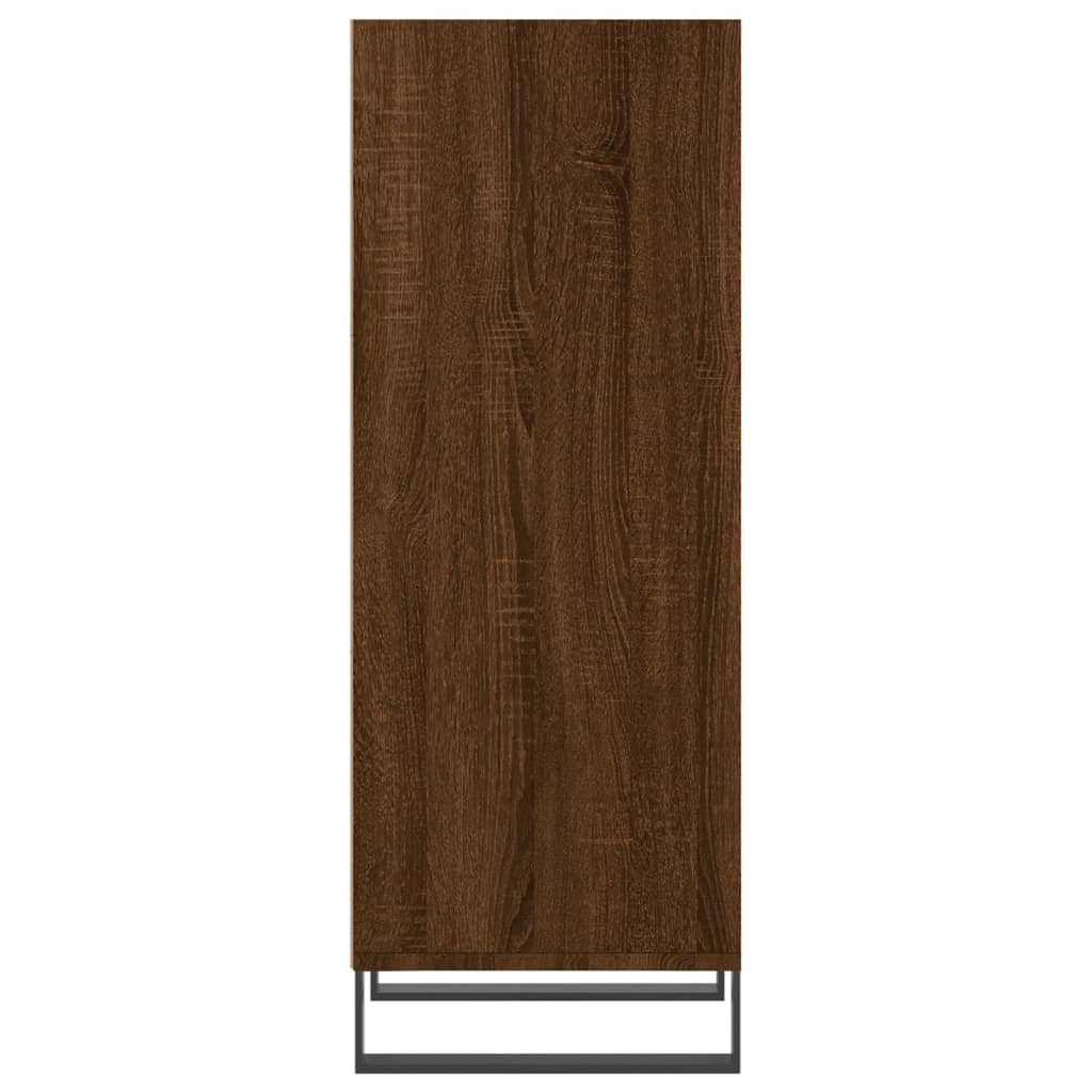 Buffet chêne marron 34,5x32,5x90 cm bois d'ingénierie - XIOS