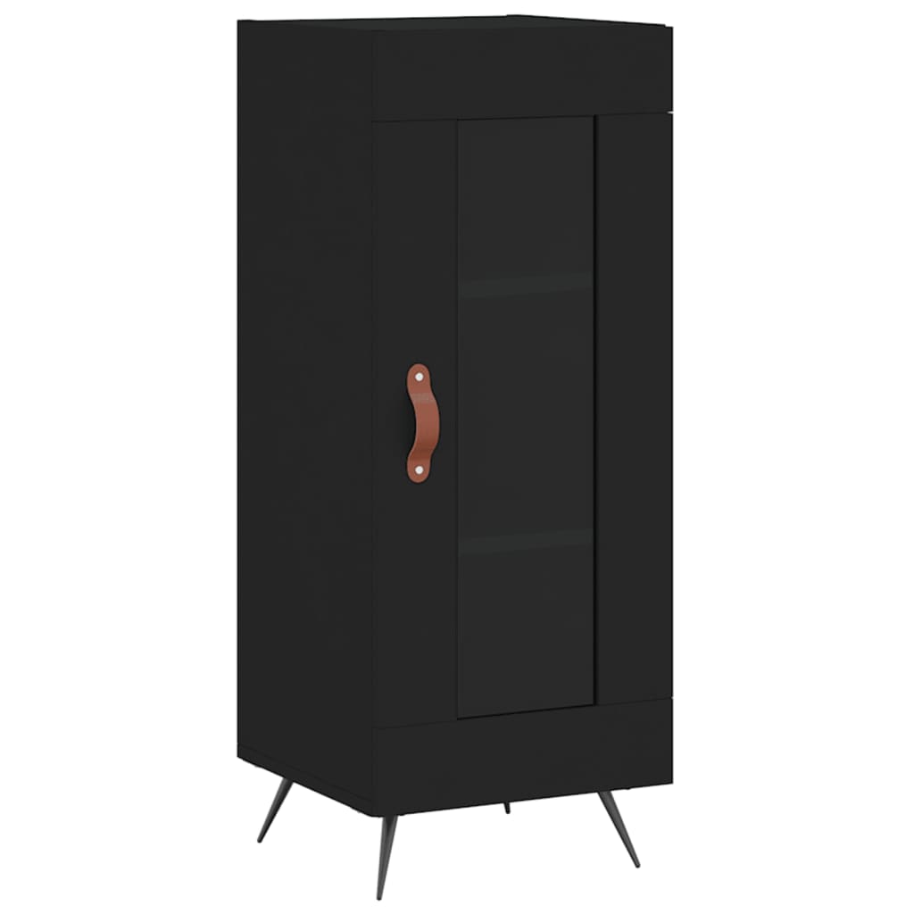 Buffet Noir 34,5x34x90 cm Bois d'ingénierie - XIOS