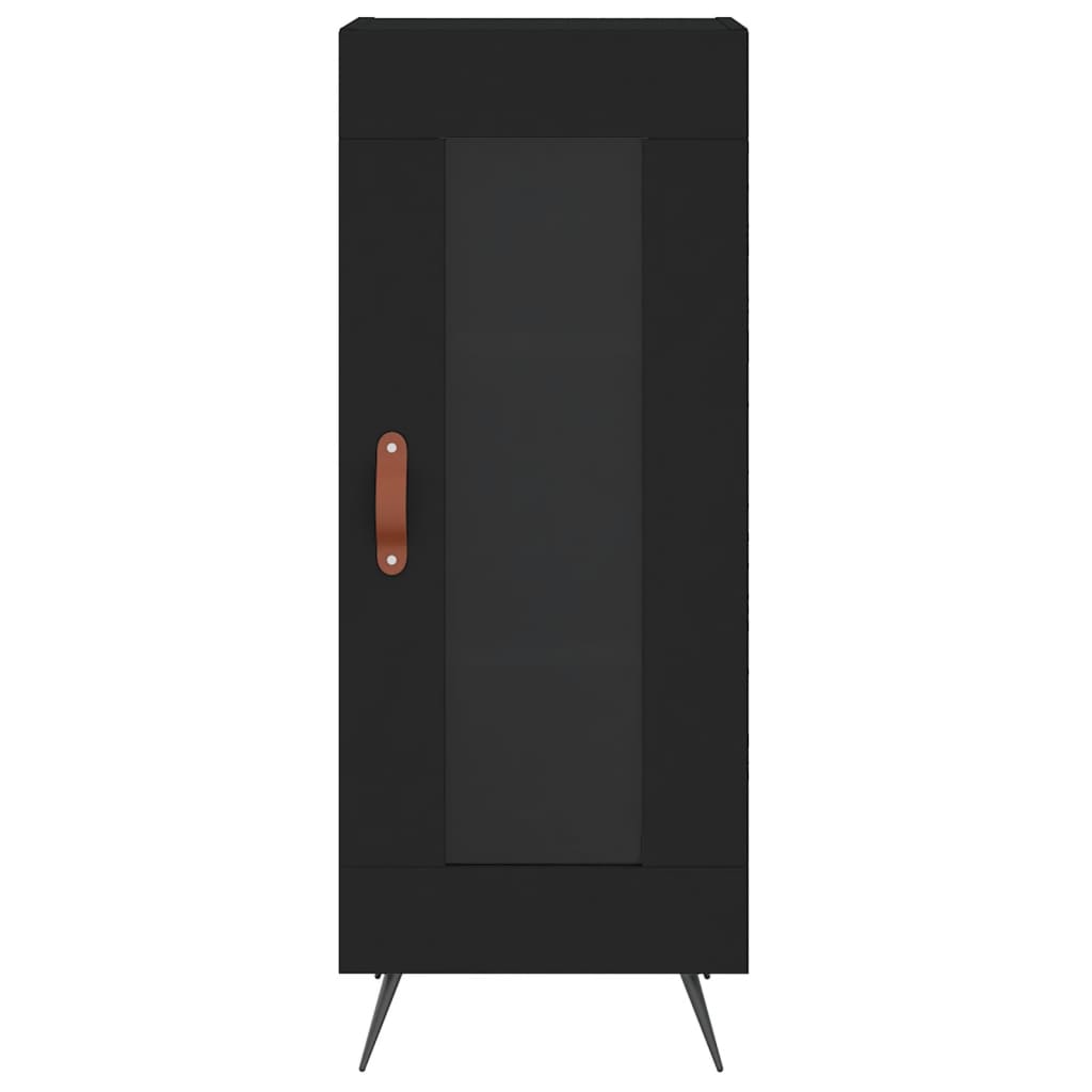 Buffet Noir 34,5x34x90 cm Bois d'ingénierie - XIOS