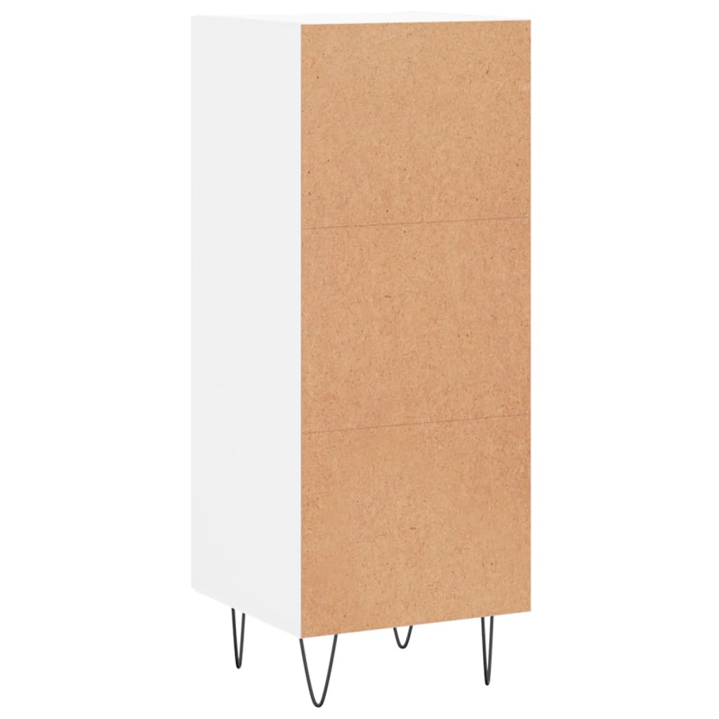 Buffet blanc 34,5x34x90 cm bois d'ingénierie - XIOS