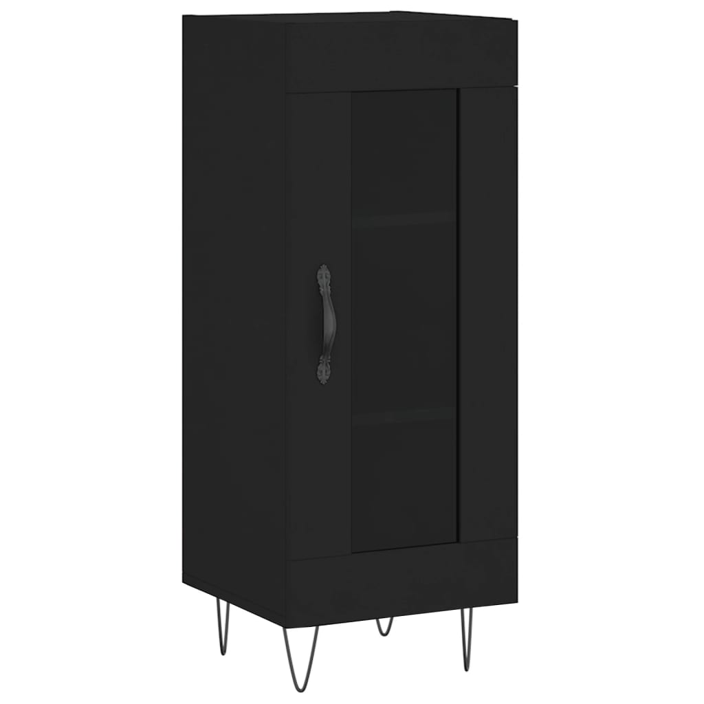 Buffet Noir 34,5x34x90 cm Bois d'ingénierie - XIOS