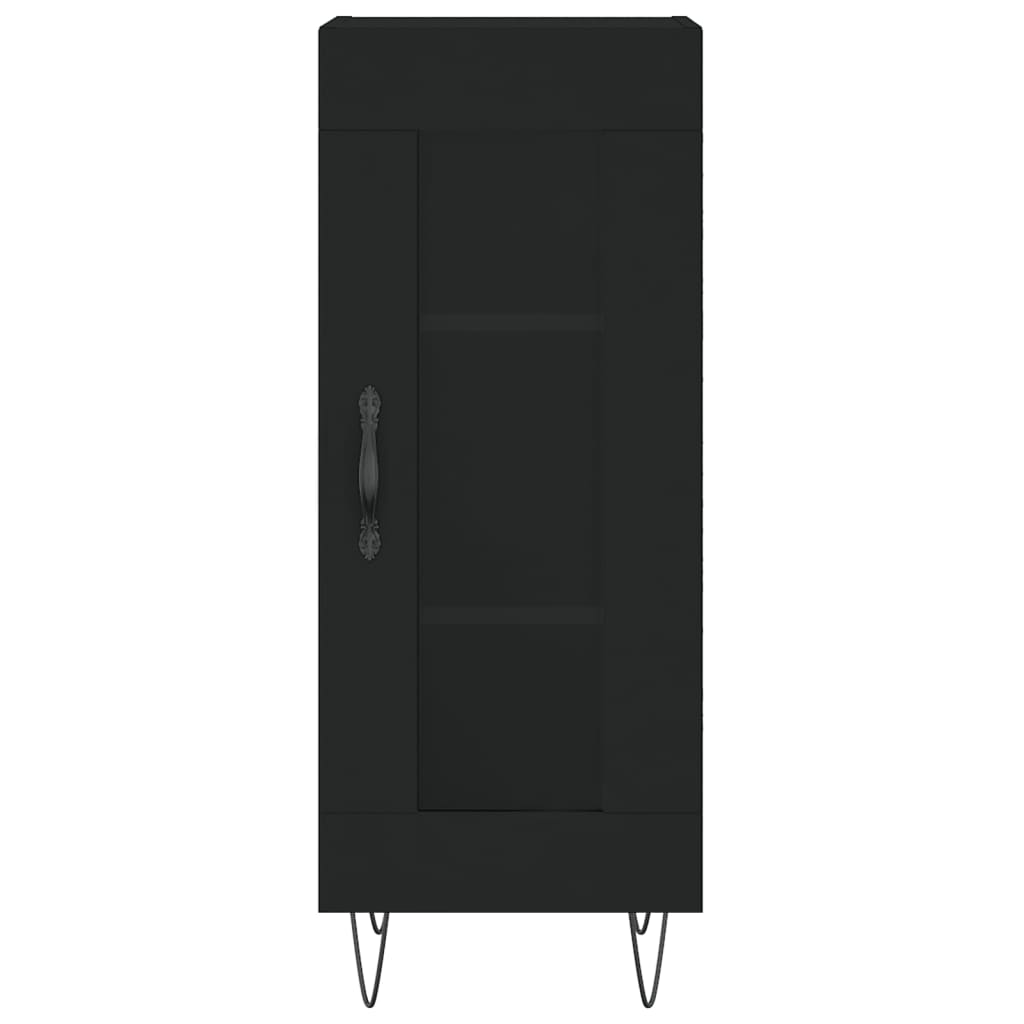 Buffet Noir 34,5x34x90 cm Bois d'ingénierie - XIOS