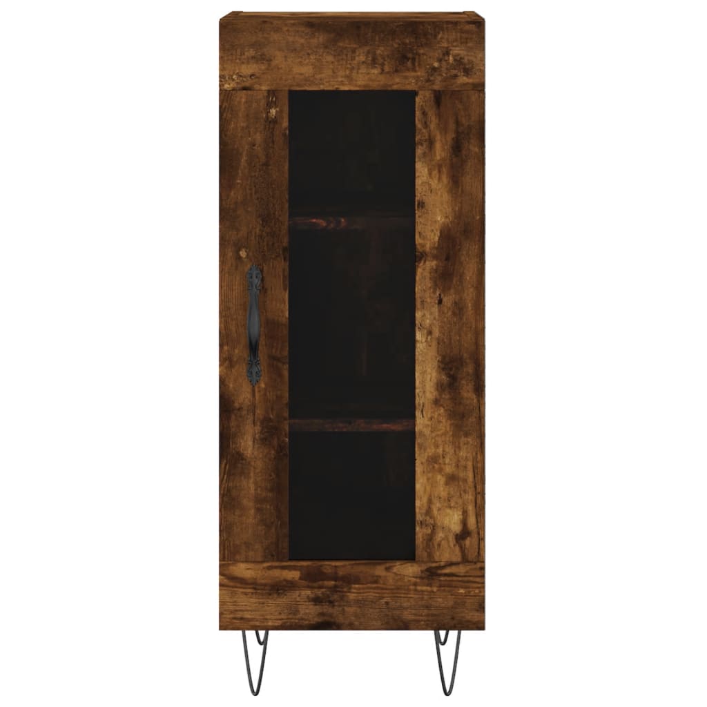 Buffet Chêne fumé 34,5x34x90 cm Bois d'ingénierie - XIOS