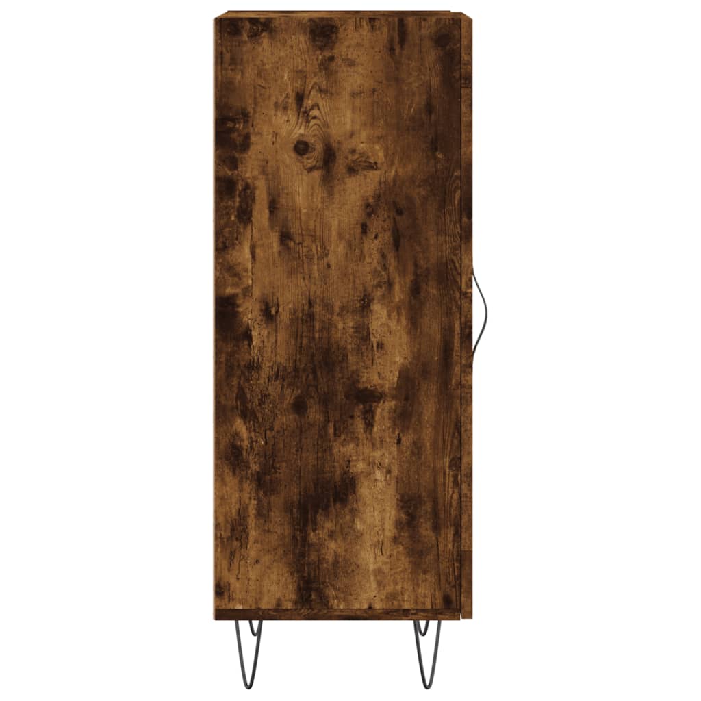 Buffet Chêne fumé 34,5x34x90 cm Bois d'ingénierie - XIOS