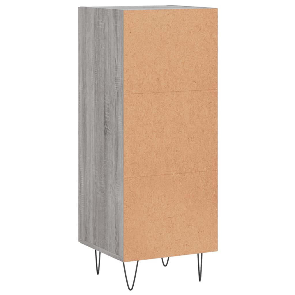Buffet Sonoma gris 34,5x34x90 cm Bois d'ingénierie - XIOS