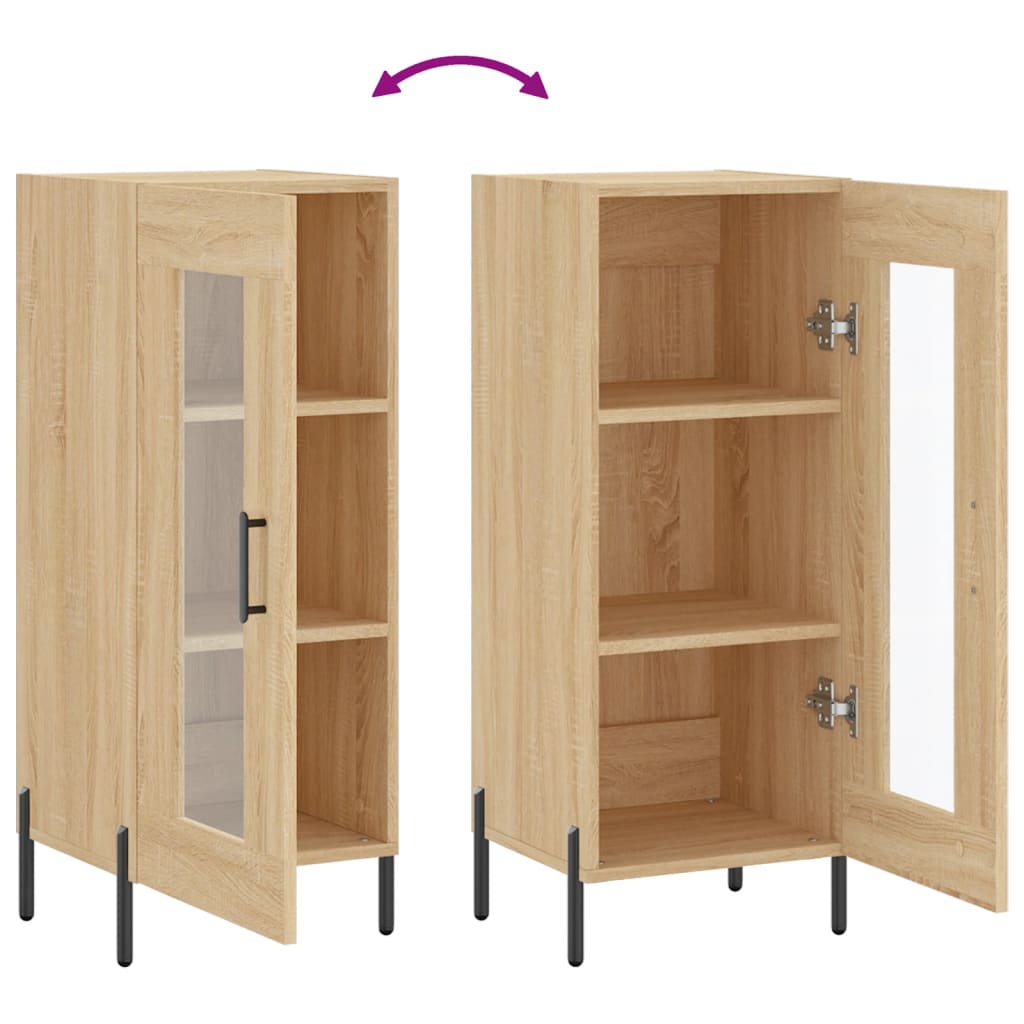 Buffet Chêne sonoma 34,5x34x90 cm Bois d'ingénierie - XIOS