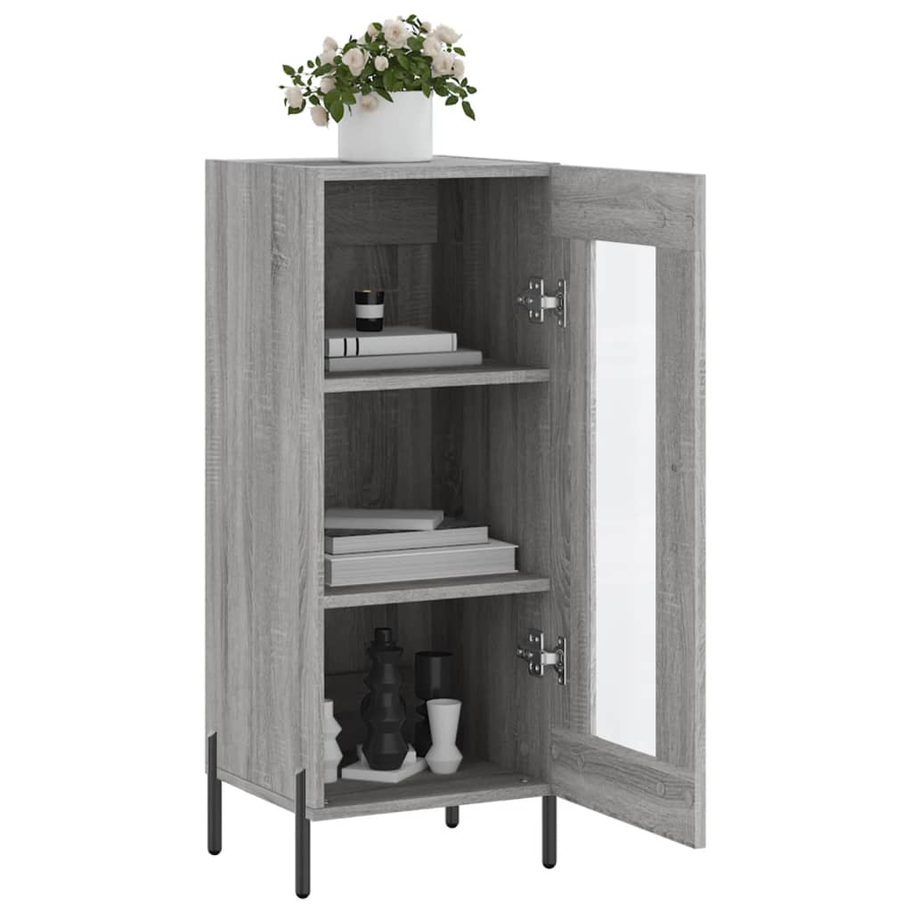 Buffet Sonoma gris 34,5x34x90 cm Bois d'ingénierie - XIOS