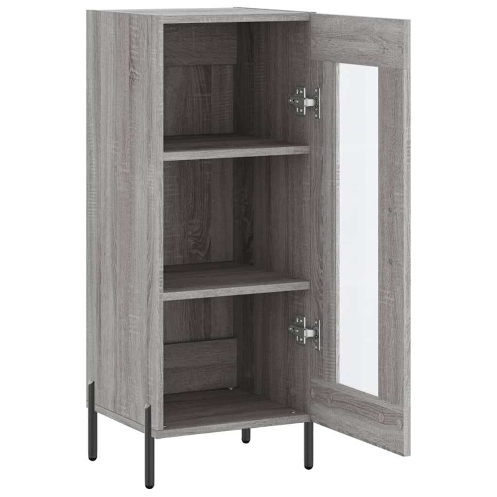 Buffet Sonoma gris 34,5x34x90 cm Bois d'ingénierie - XIOS