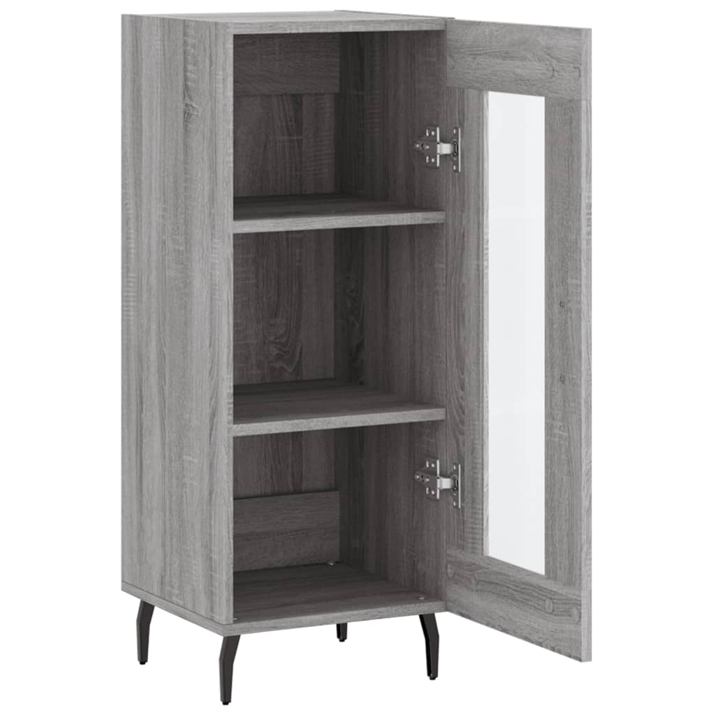 Buffet Sonoma gris 34,5x34x90 cm Bois d'ingénierie - XIOS