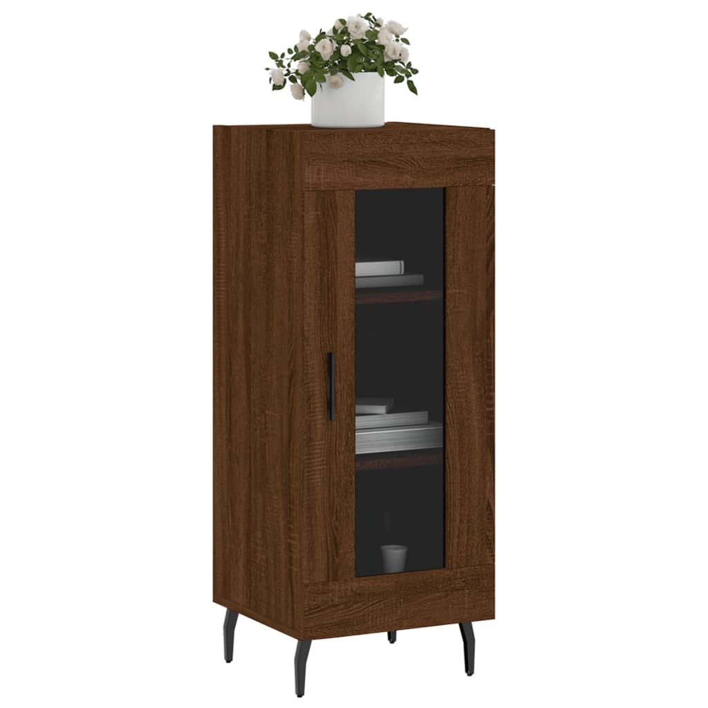 Buffet Chêne marron 34,5x34x90 cm Bois d'ingénierie - XIOS