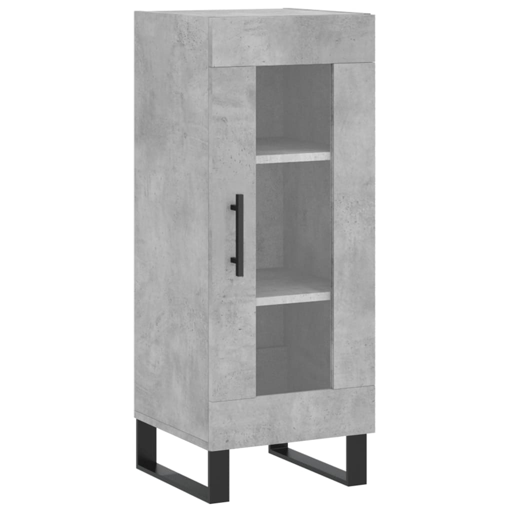 Buffet Gris béton 34,5x34x90 cm Bois d'ingénierie - XIOS