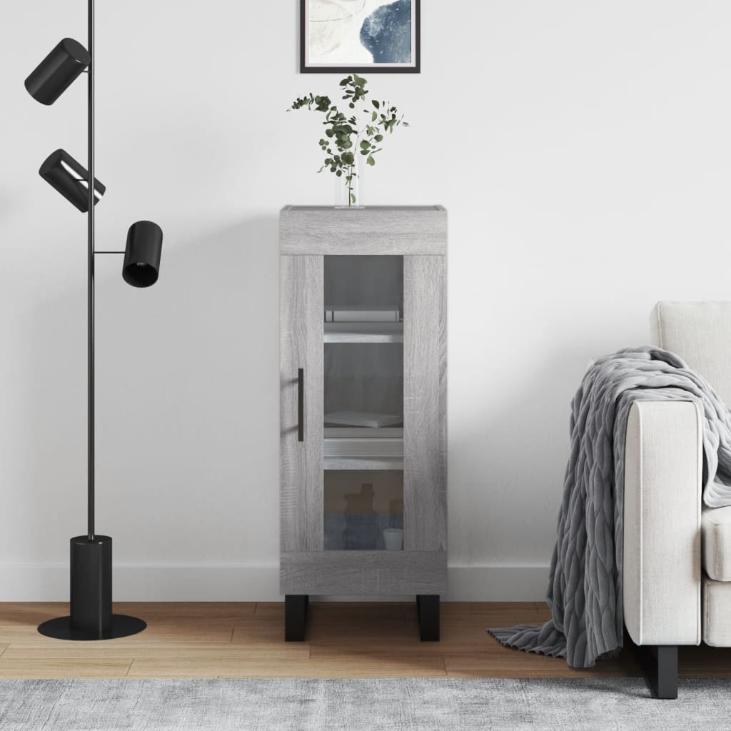 Buffet Sonoma gris 34,5x34x90 cm Bois d'ingénierie - XIOS