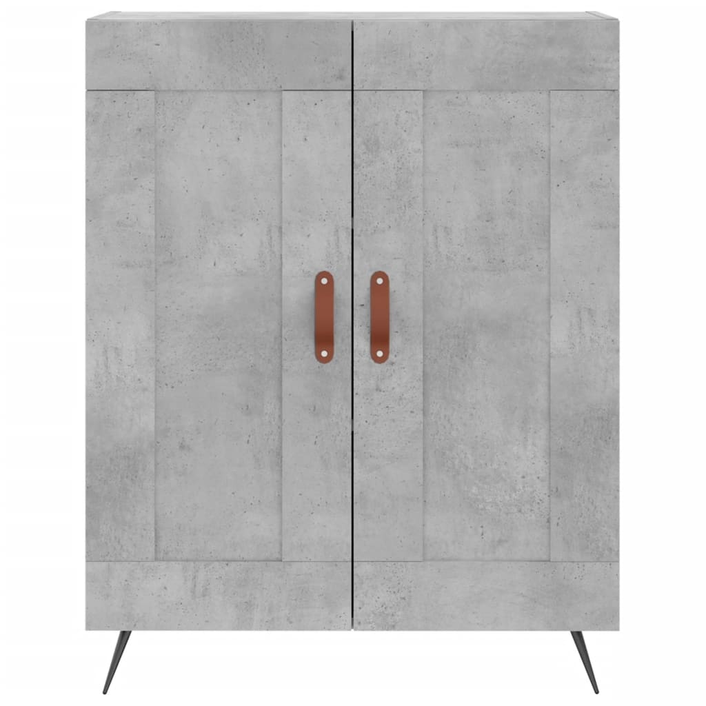 Buffet gris béton 69,5x34x90 cm bois d'ingénierie - XIOS