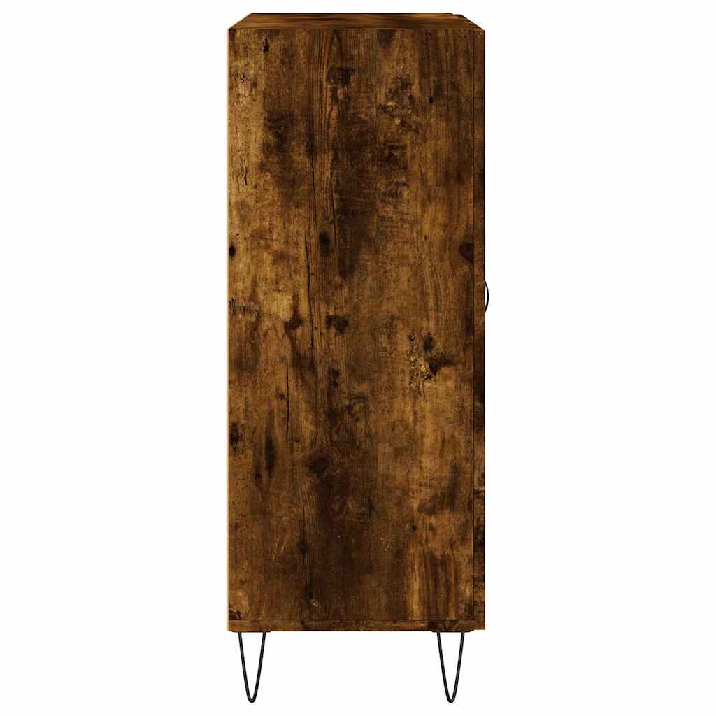 Buffet chêne fumé 69,5x34x90 cm bois d'ingénierie - XIOS