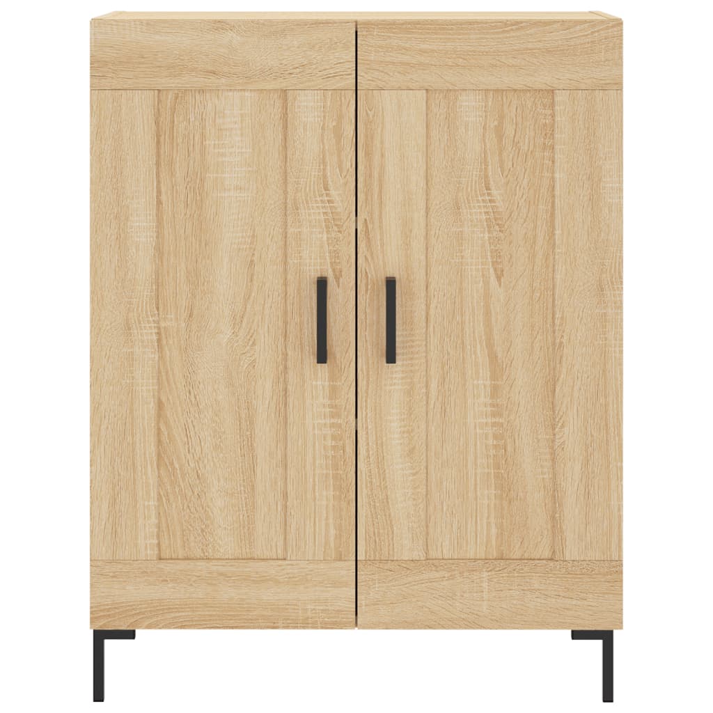 Buffet chêne sonoma 69,5x34x90 cm bois d'ingénierie - XIOS