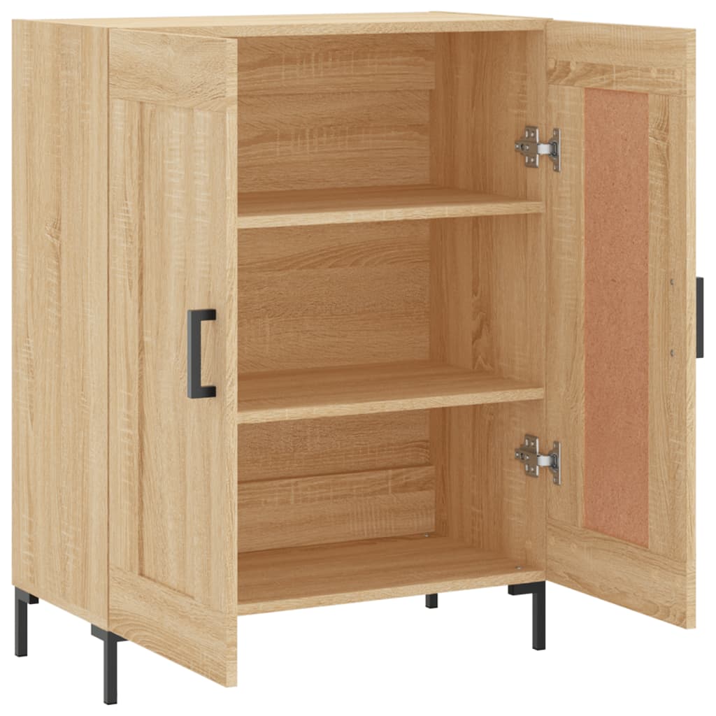 Buffet chêne sonoma 69,5x34x90 cm bois d'ingénierie - XIOS